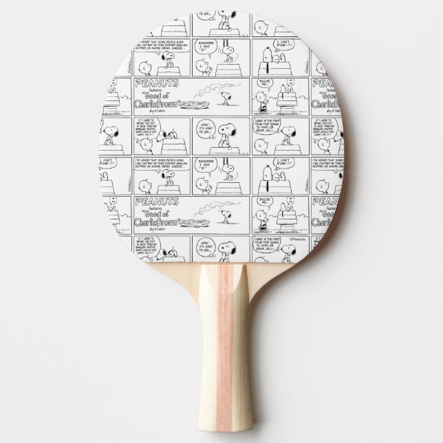 Snoopy & Charlie Brown | English Muffin Ping Pong Paddle (Front)
