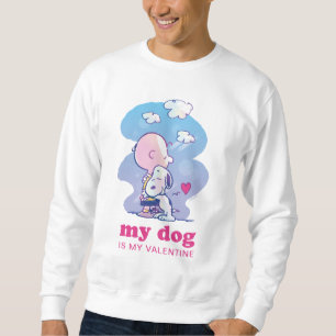 Snoopy & Charlie Brown My Dog Is My Valentine Sweatshirt