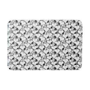Snoopy Classic Comics Pattern Bath Mat