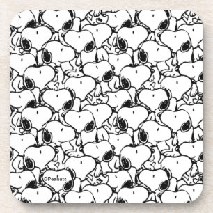 Snoopy Classic Comics Pattern Coaster