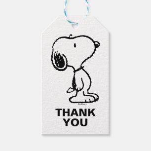 Snoopy Classic Comics Pattern Gift Tags