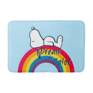 Snoopy   Dream in Colour Rainbow Bath Mat