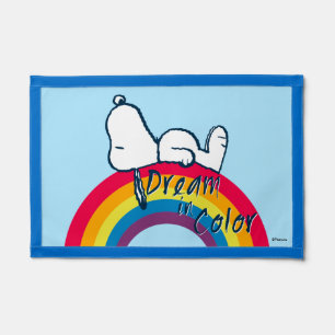 Snoopy Dream in Colour Rainbow Pennant