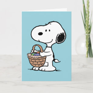 Snoopy Happy Easter Holiday Card