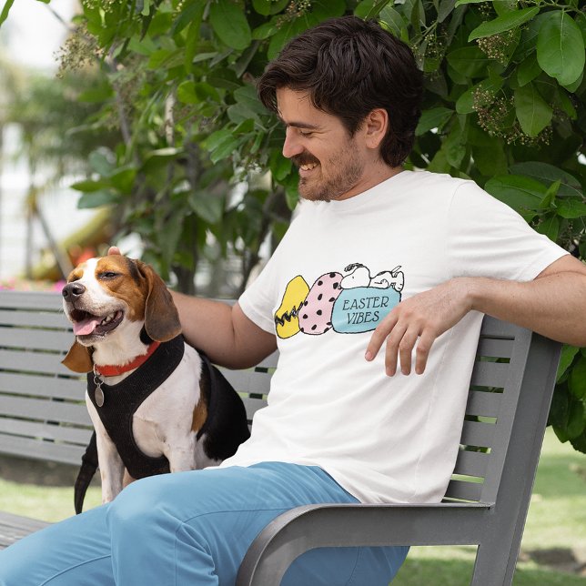 Snoopy - Happy Easter T-Shirt (Person wearing t-shirt)