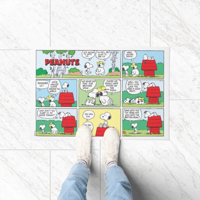 Snoopy & His Brothers Andy & Olaf Doormat (Indoor)