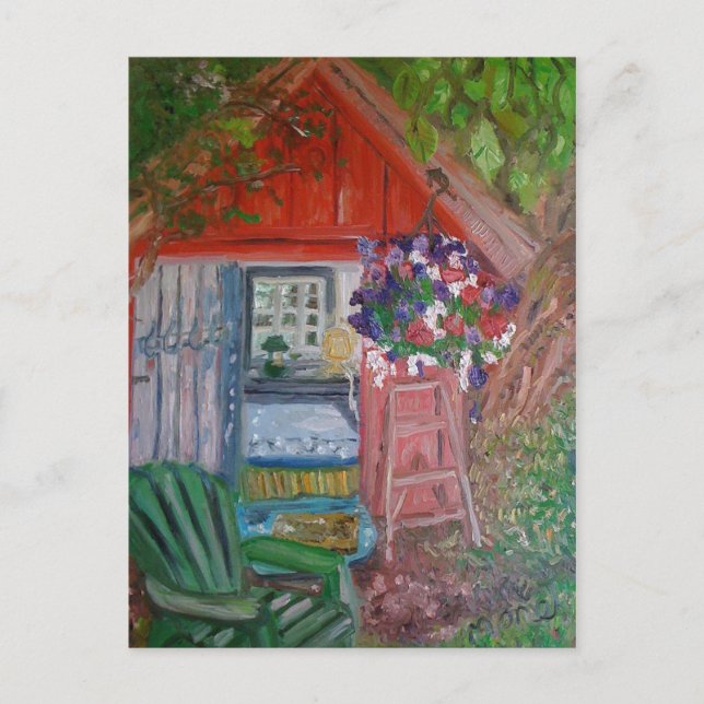 snoopy house postcard (Front)