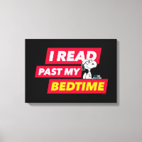 Snoopy "I Read Past My Bedtime"
