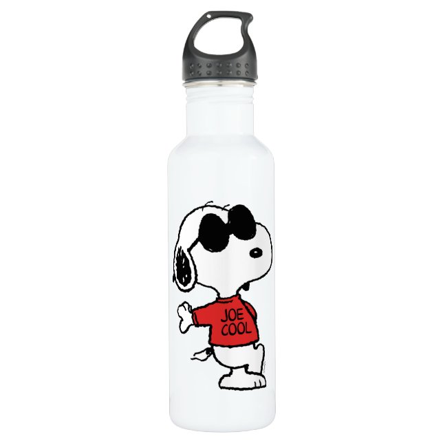 Snoopy "Joe Cool" Standing 710 Ml Water Bottle (Front)