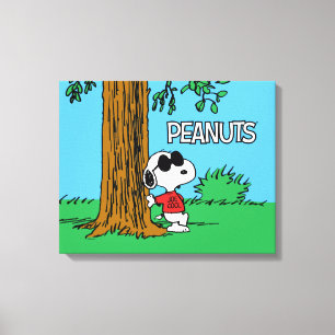 Snoopy "Joe Cool" Standing Canvas Print