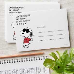 Snoopy "Joe Cool" Standing Envelope
