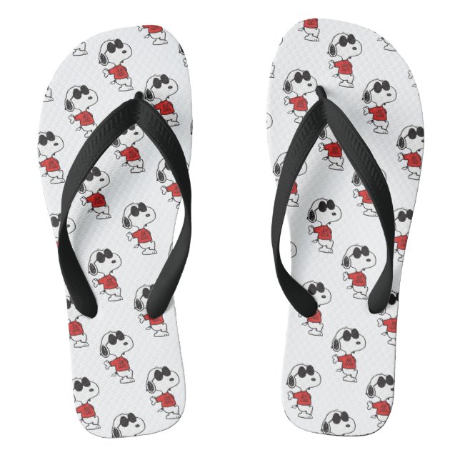 Snoopy "Joe Cool" Standing Jandals (Footbed)