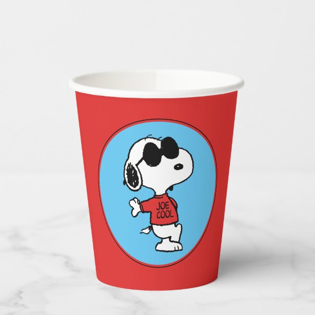 Snoopy "Joe Cool" Standing Paper Cups (Left)
