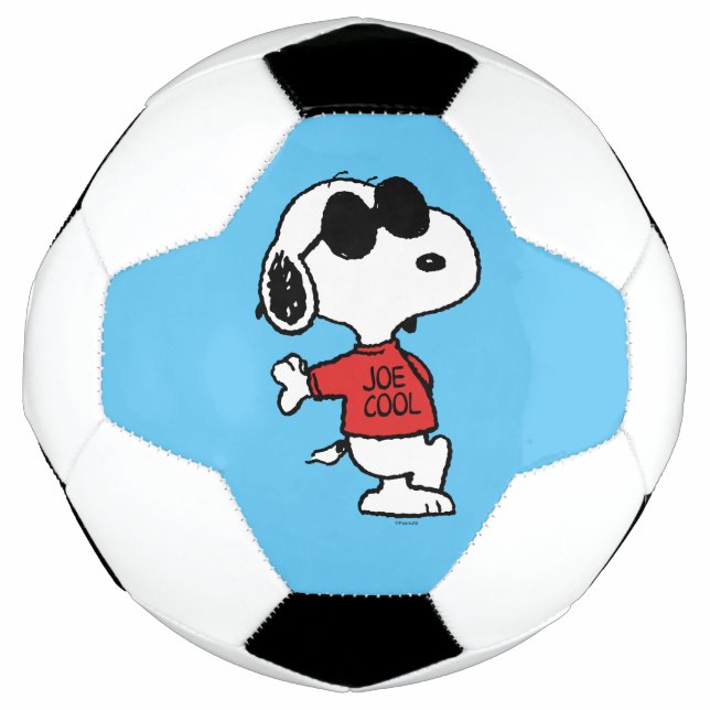 Snoopy "Joe Cool" Standing Soccer Ball (Front)