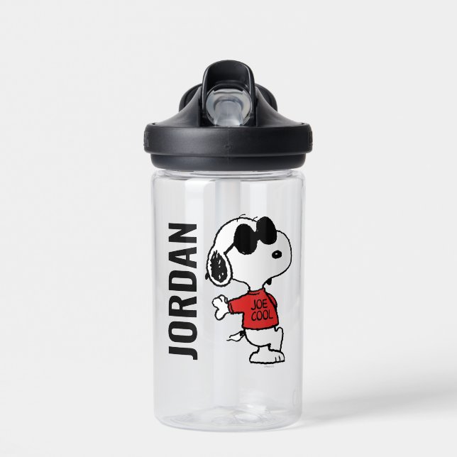 Snoopy "Joe Cool" Standing Water Bottle (Front)