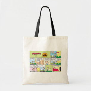 Snoopy & Linus   The Great Pumpkin News Tote Bag
