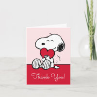 Snoopy | Little Sweetheart Baby Shower Thank You C