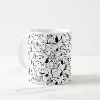 Snoopy Smile Giggle Laugh Pattern