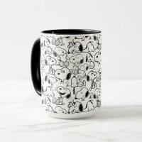 Snoopy Smile Giggle Laugh Pattern