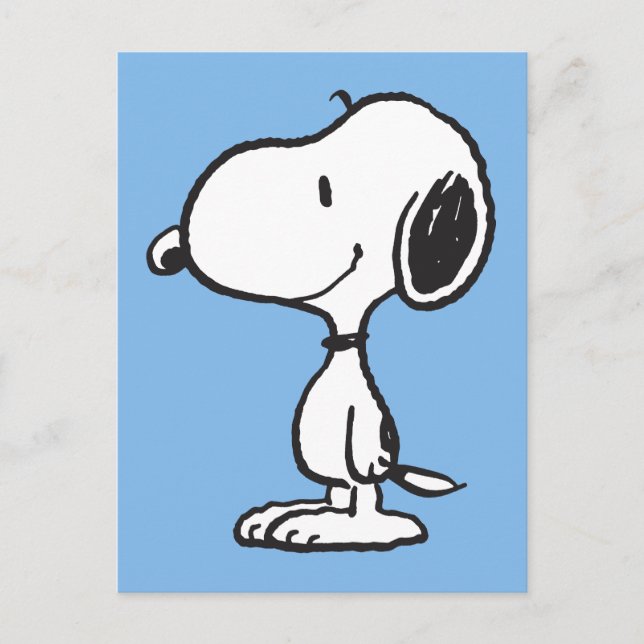 Snoopy Smile Giggle Laugh Pattern Postcard (Front)