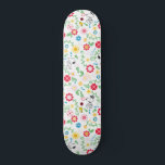 Snoopy So Sweet Flower Pattern Skateboard<br><div class="desc">Take a look at this super cute design featuring Snoopy in a bright,  floral garden pattern.</div>