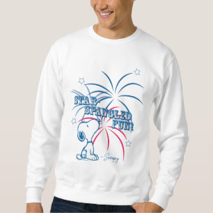 Snoopy Star Spangled Fun Sweatshirt