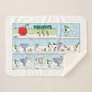 Snoopy & The Crew Sherpa Blanket