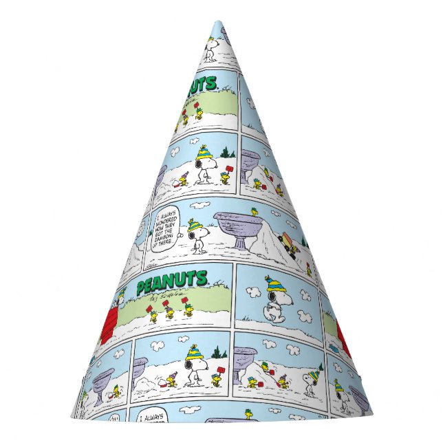 Snoopy & The Zamboni Crew Party Hat (Front)