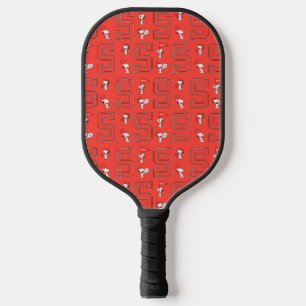 Snoopy Varsity Sports Pattern Pickleball Paddle