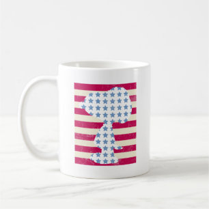 Snoopy Vintage Stars & Stripes Coffee Mug