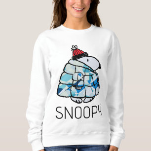 Snoopy Winter Gem Puffer Jacket Sweatshirt