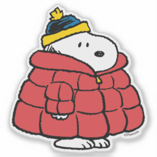 Snoopy Winter in Puffer Coat