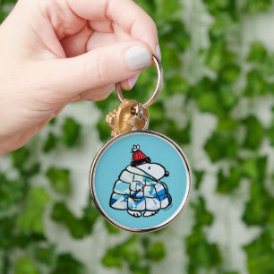 Snoopy Winter in Puffer Coat Key Ring