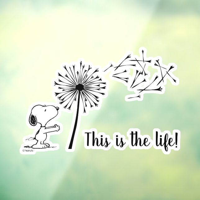 Snoopy With Dandelion (Sheet 3)