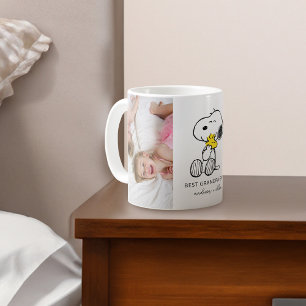 Snoopy & Woodstock   Best Grandpa - Photo Coffee Mug