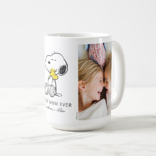 Snoopy & Woodstock Best Mum Ever - Photo Coffee Mug