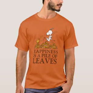 Snoopy & Woodstock Fall Leaves T-Shirt