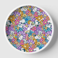 Snoopy & Woodstock Flower Pattern