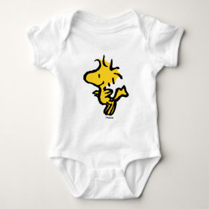 Snoopy & Woodstock Fun & Flowers Baby Bodysuit