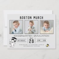Snoopy & Woodstock Graduation with 3 Photos