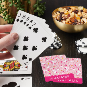 Snoopy & Woodstock Heart Pattern Playing Cards