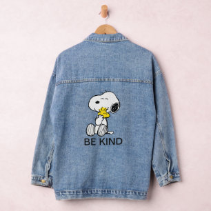 Snoopy & Woodstock Hugging Denim Jacket