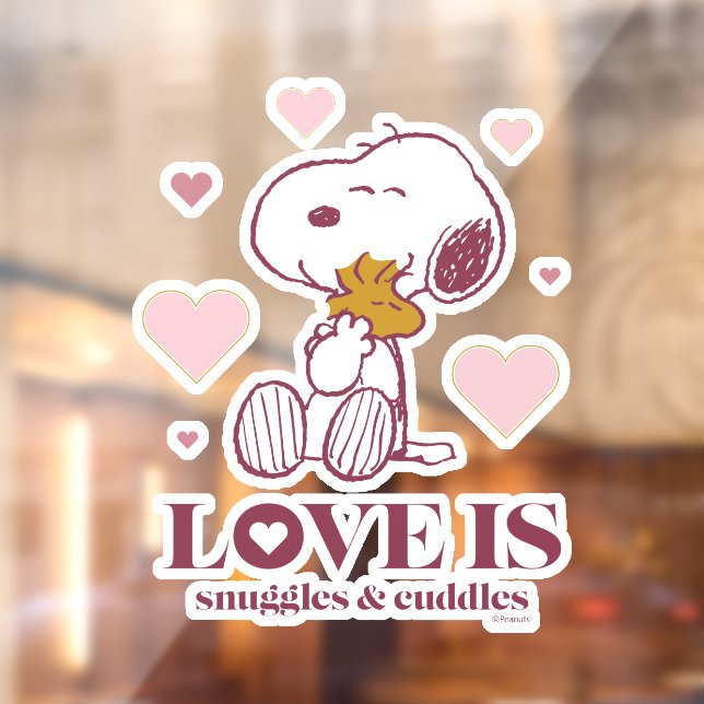 Snoopy & Woodstock - Love is Snuggles & Cuddles (Sheet 2)