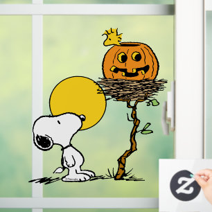 Snoopy & Woodstock Nest With Jack O' Lantern