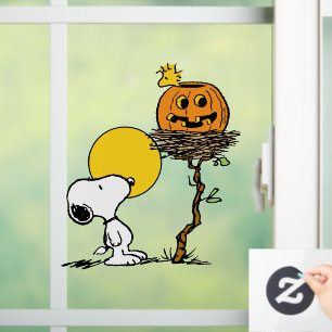Snoopy & Woodstock Nest With Jack O' Lantern