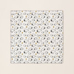 Snoopy & Woodstock Pattern Scarf<br><div class="desc">Snoopy is the loveable pet beagle of Charlie Brown in the comic strip Peanuts by Charles M. Schulz. Check out this cute Peanuts design featuring Snoopy and Woodstock in a fun pattern.</div>