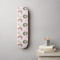 Snoopy & Woodstock Rainbow Heart Pattern