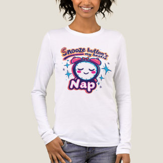 Snooze button’s my bestie Tri-Blend shirt
