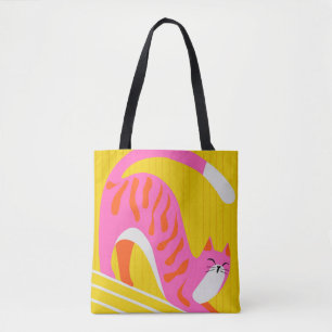 Snoozing Whiskers Tote Bag