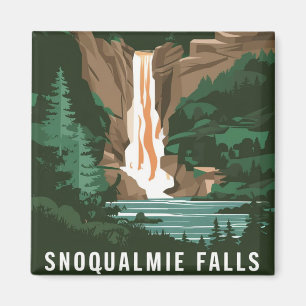 Snoqualmie Falls, WA Magnet